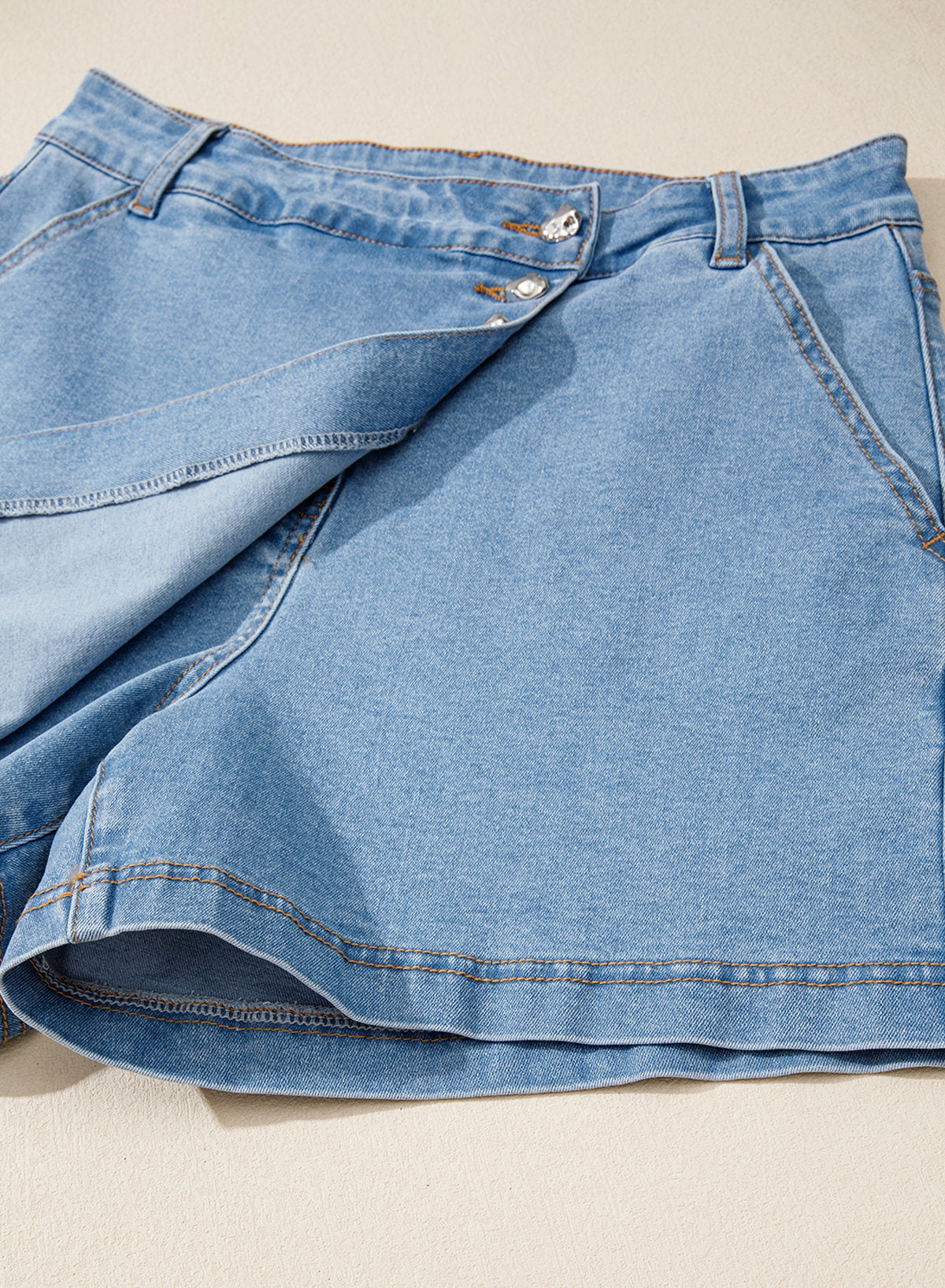 denim shorts