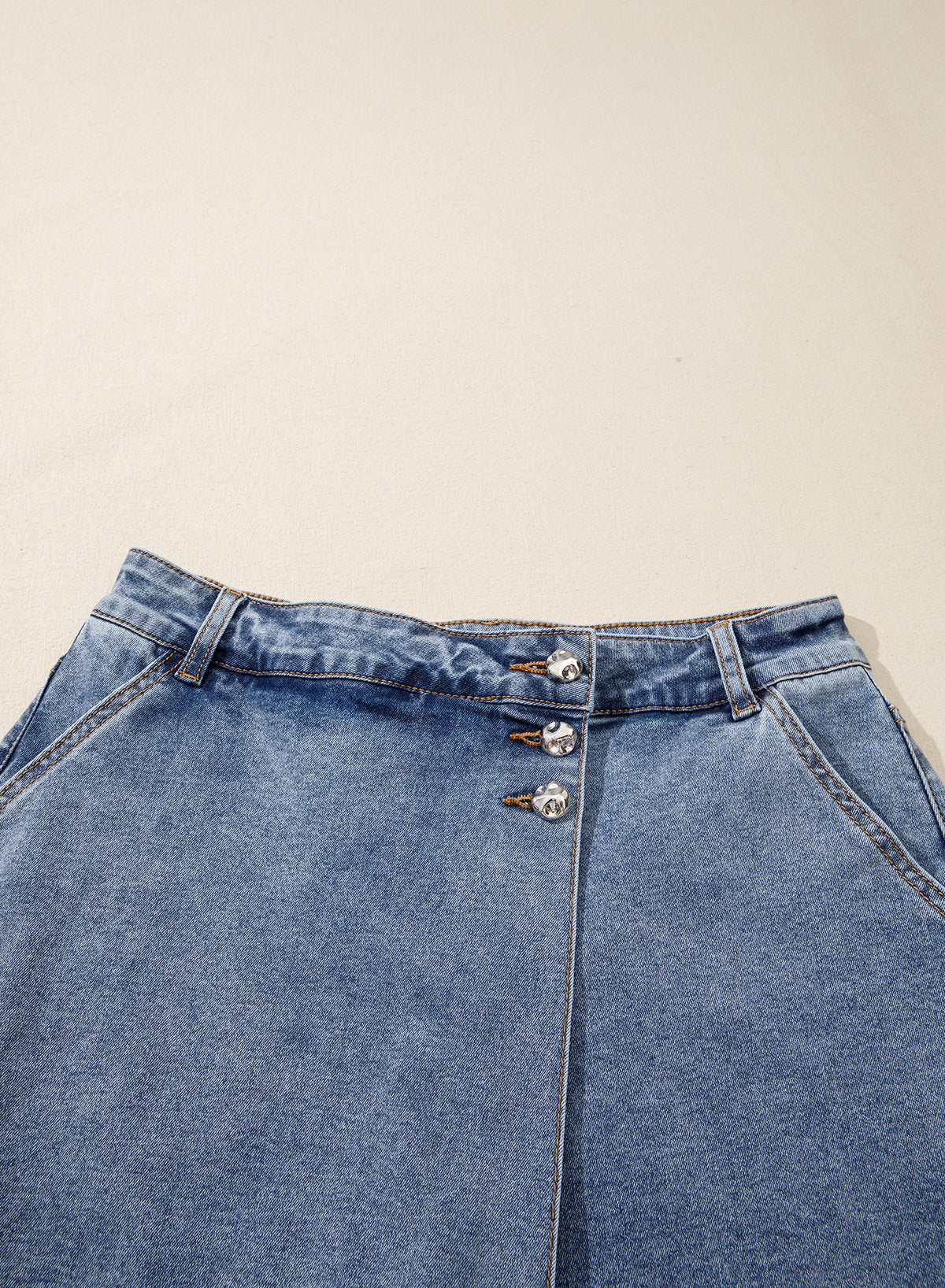 denim shorts