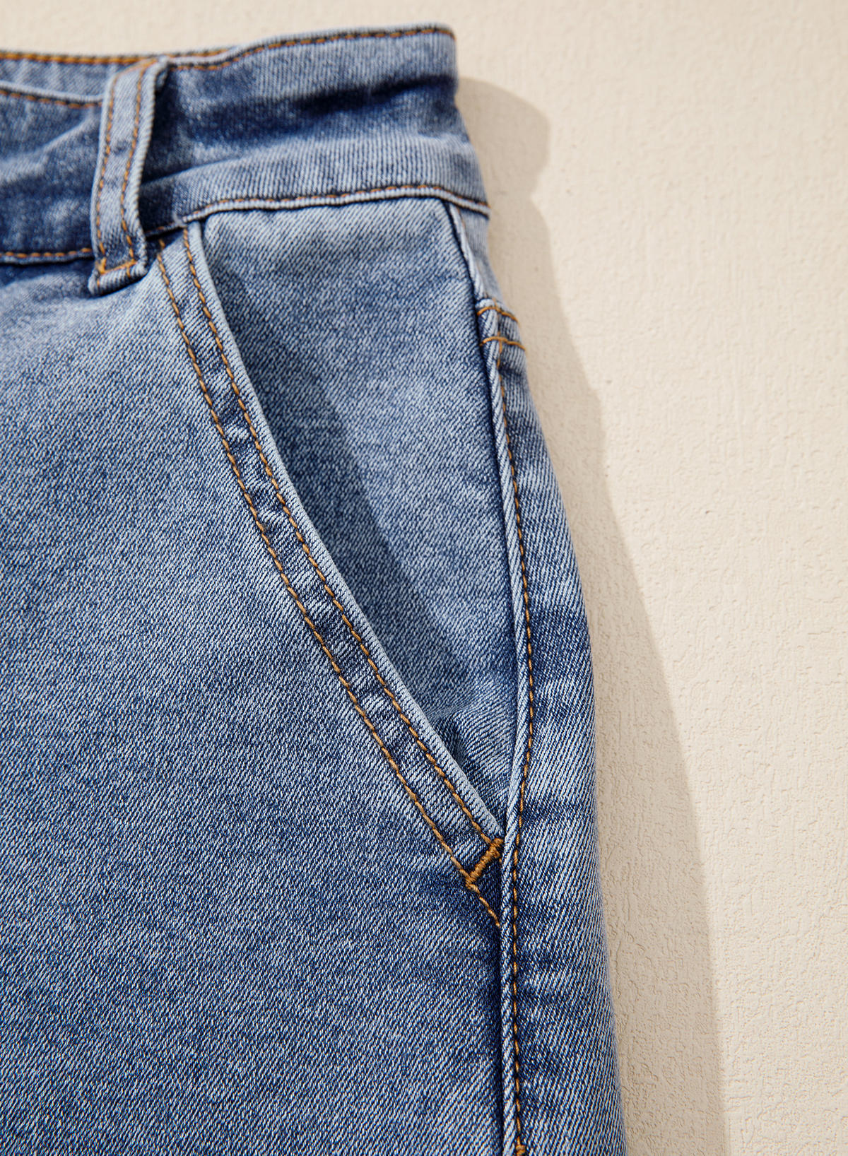 denim shorts