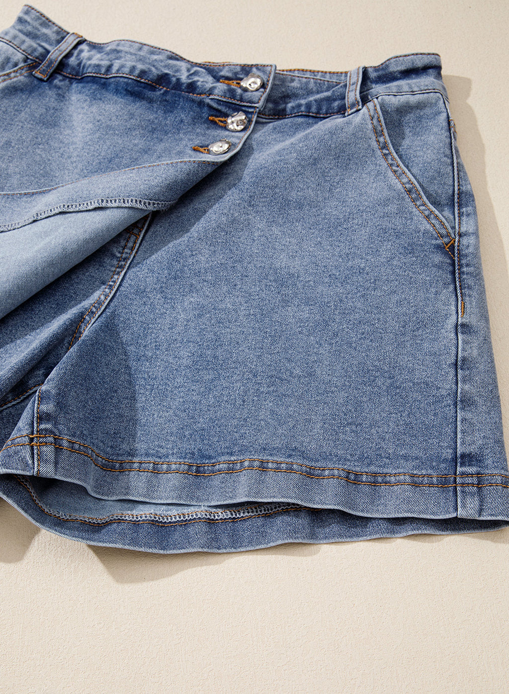 denim shorts