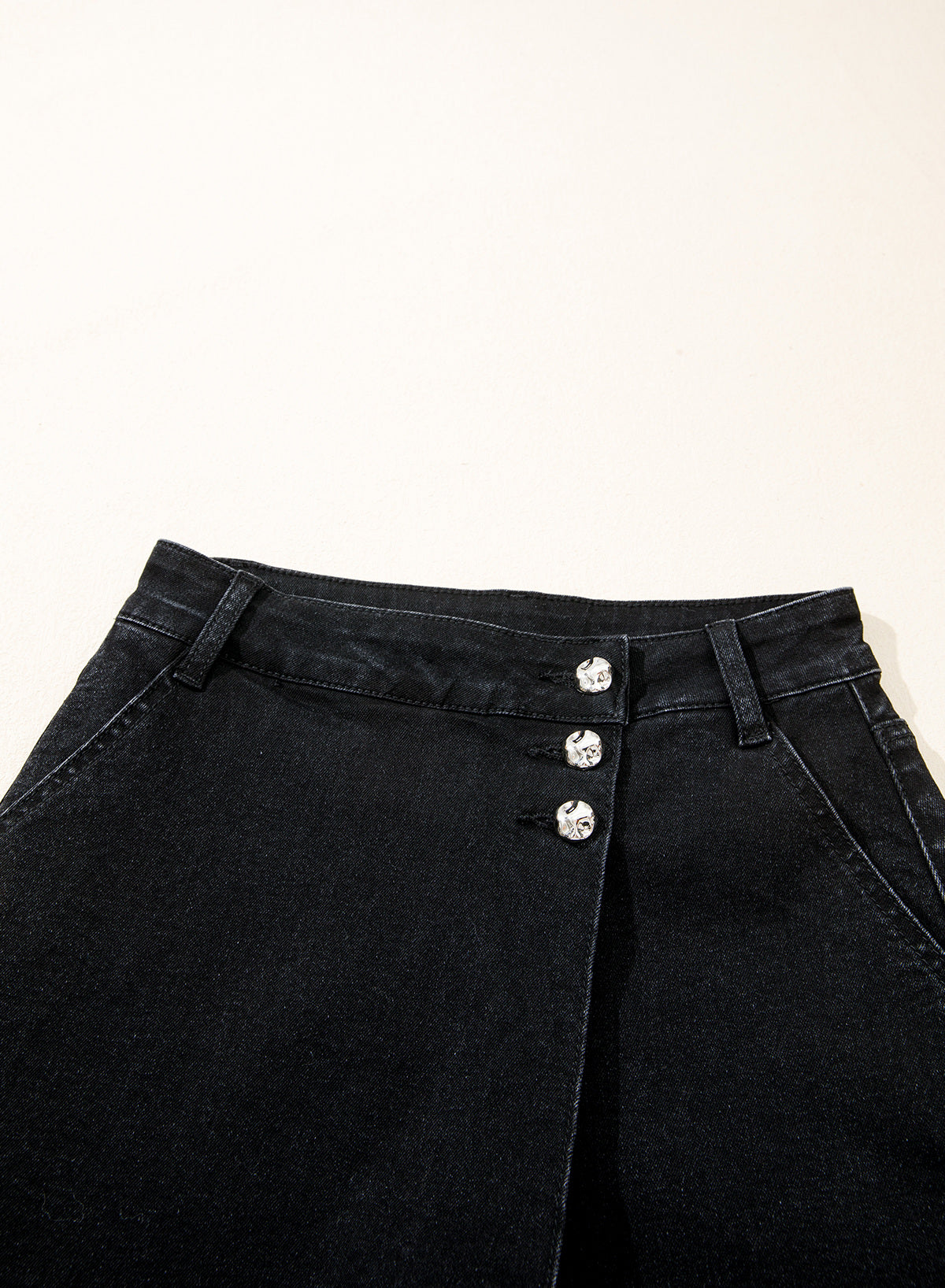 denim shorts