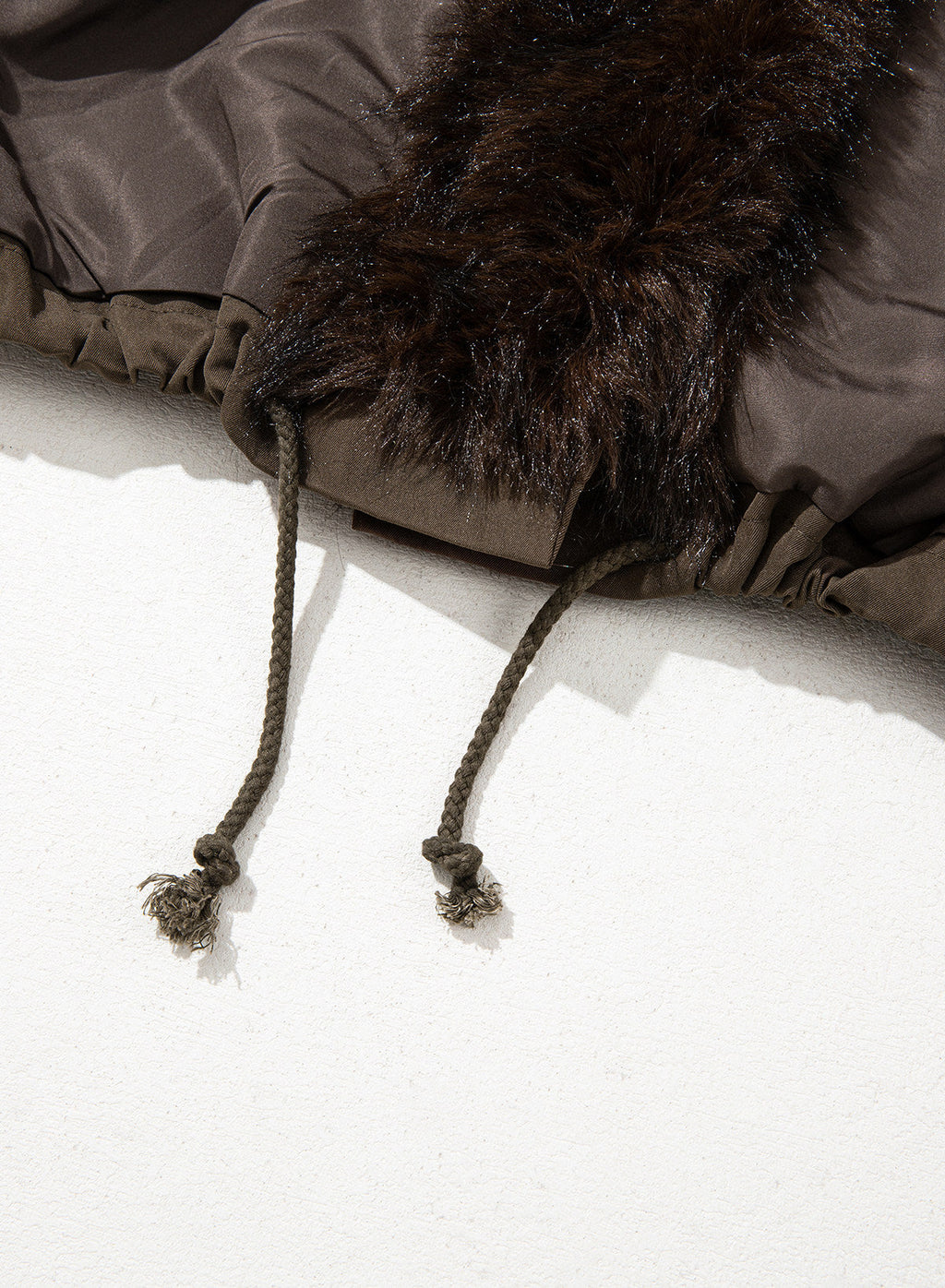 Faux Fur Detachable Oversized Cotton Jacket