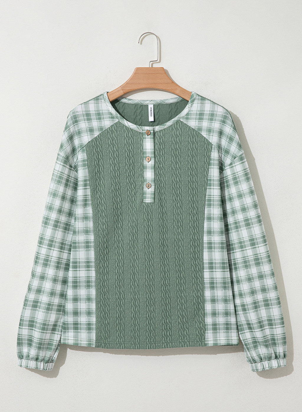Dokotoo Long Sleeve Button Shirts for Women Trendy Loose Plaid Tunic Tops