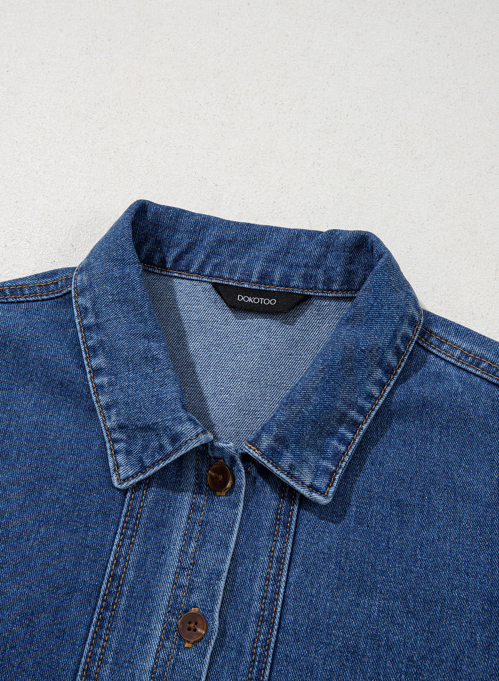 Dokotoo Womens Jean Jacket Denim Oversized Button Down Denim Jackets Coat