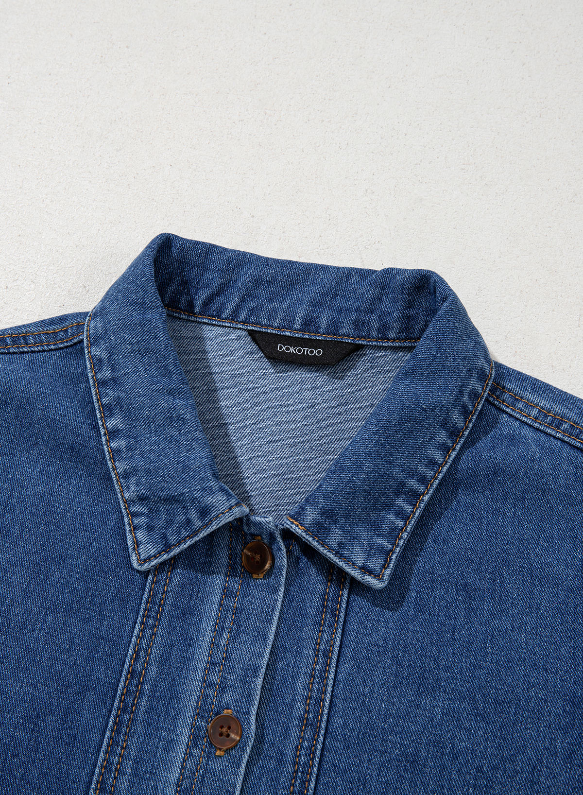 Dokotoo Womens Jean Jacket Denim Oversized Button Down Denim Jackets Coat