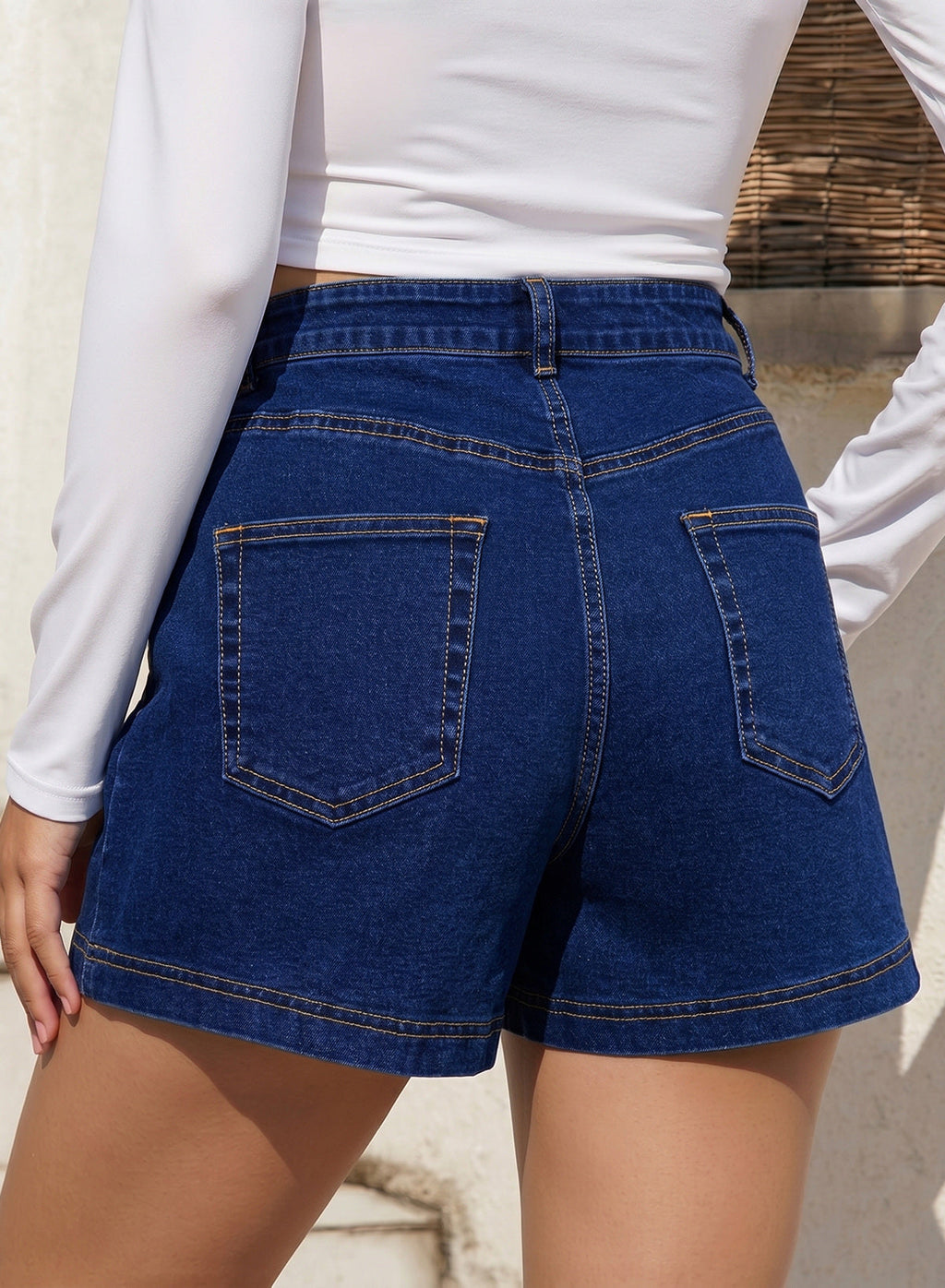 denim shorts