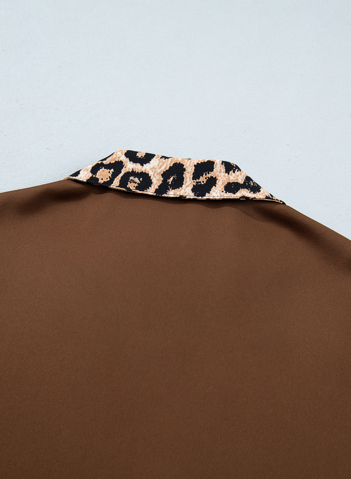 Dokotoo Womens Tops Business Casual Outfits Long Sleeve V Neck Button Down Shirts Satin Leopard Print Elegant Work Blouses
