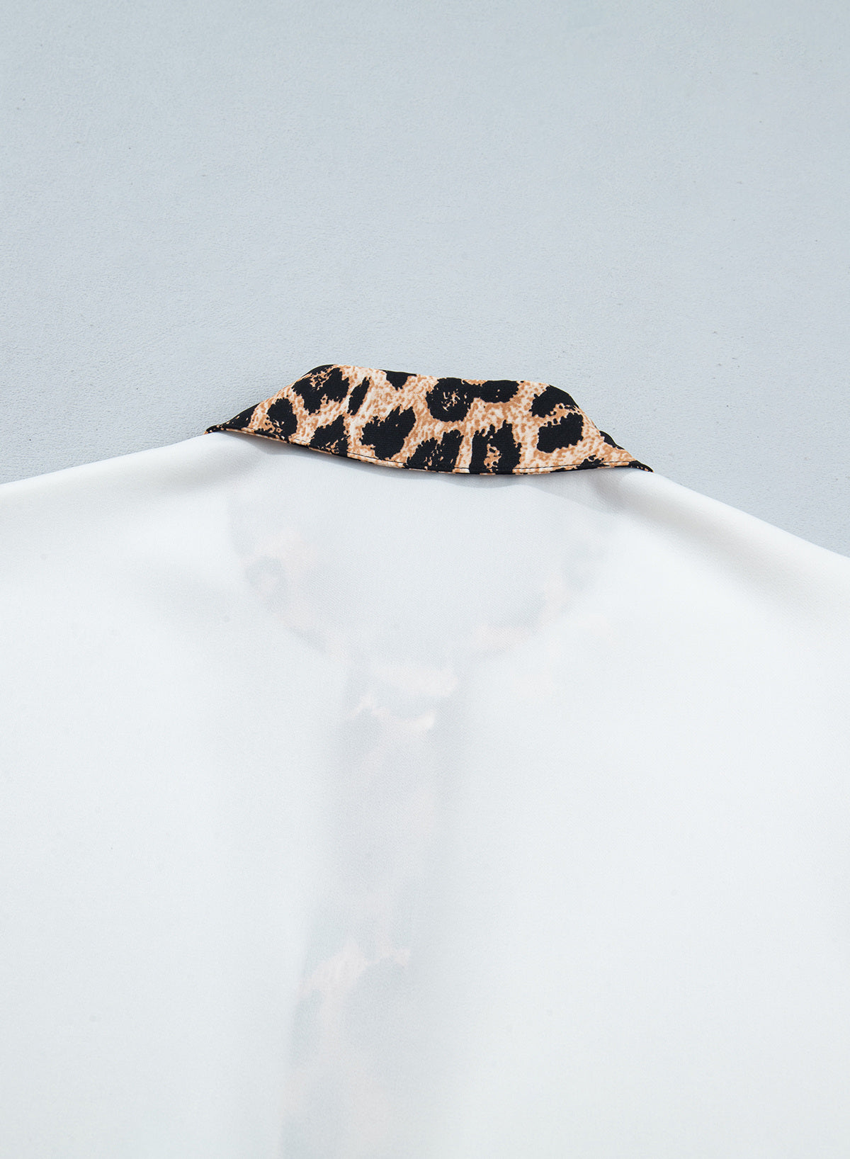 Dokotoo Womens Tops Business Casual Outfits Long Sleeve V Neck Button Down Shirts Satin Leopard Print Elegant Work Blouses