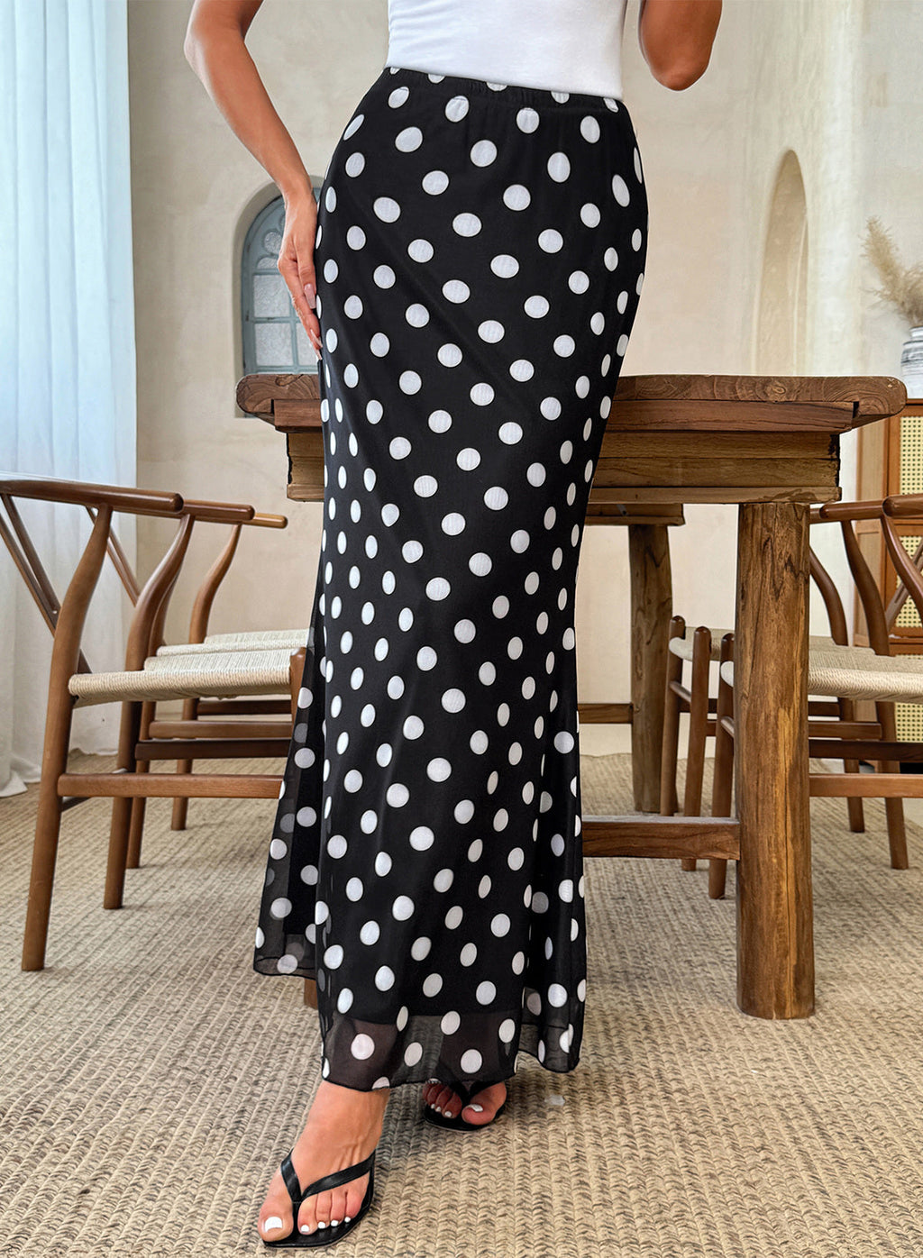 2026 Dresses For Women Glamine Women's Elegant Satin Skirt Versatile Fish Tail Hem Skirt
