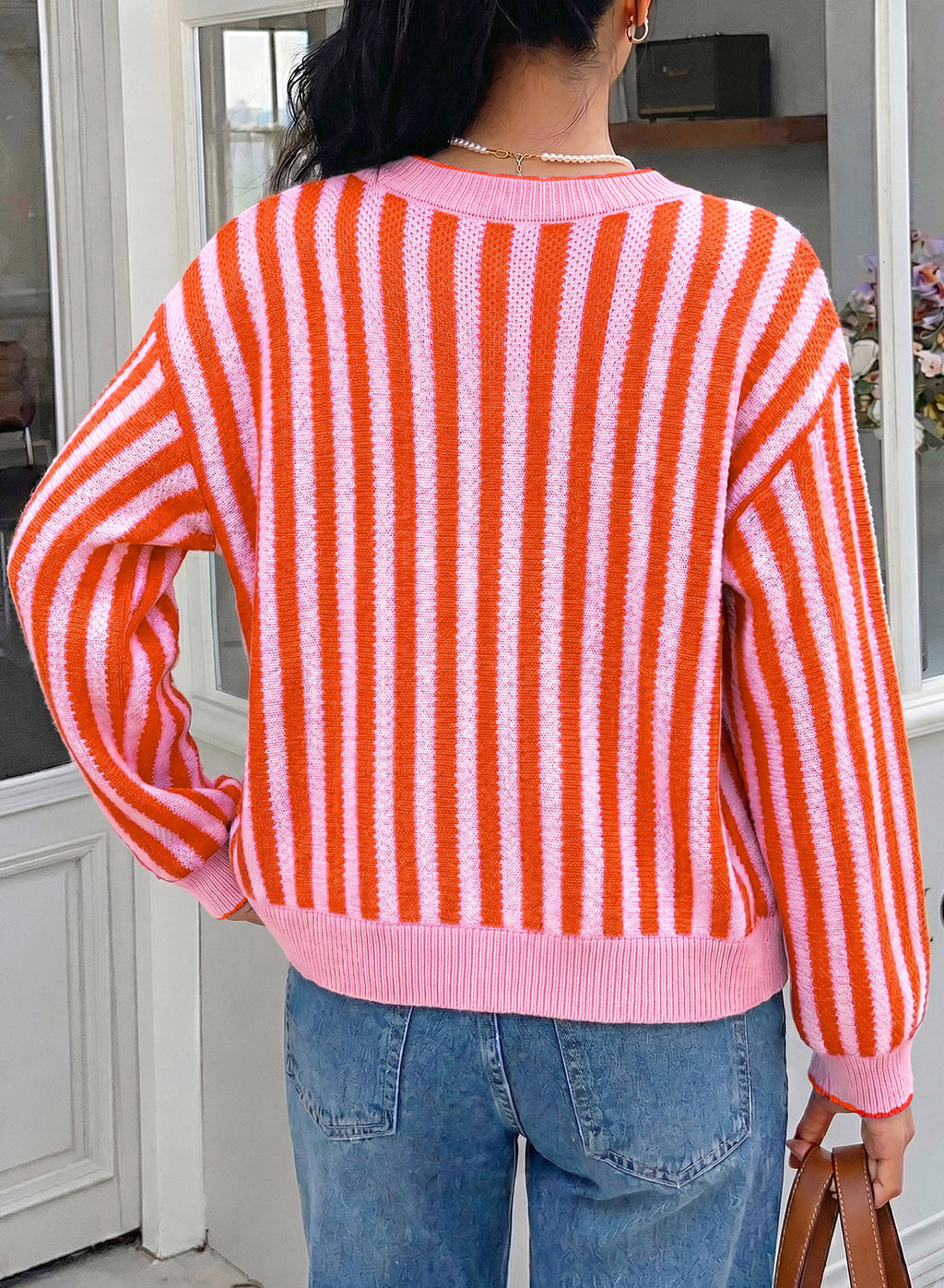 Dokotoo Cardigan Sweaters for Women Fall Striped 2026 Jackets