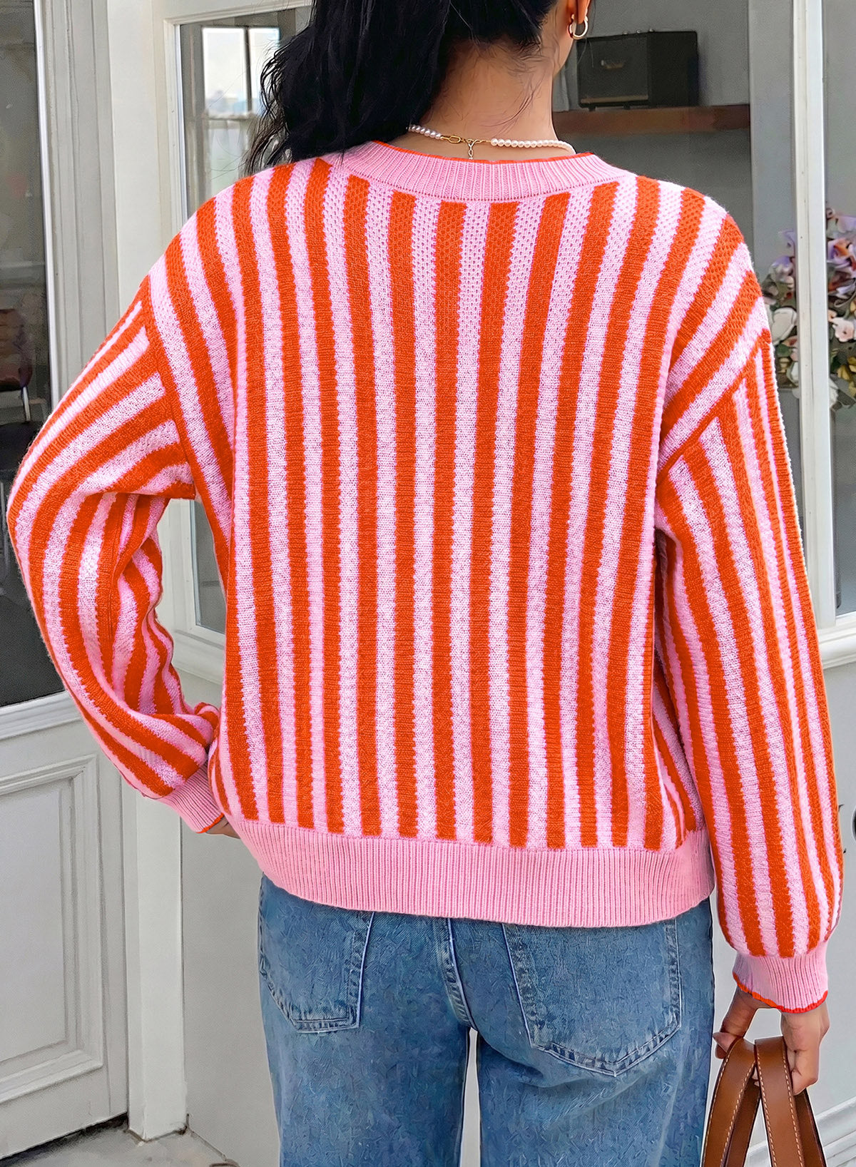 Dokotoo Cardigan Sweaters for Women Fall Striped 2026 Jackets