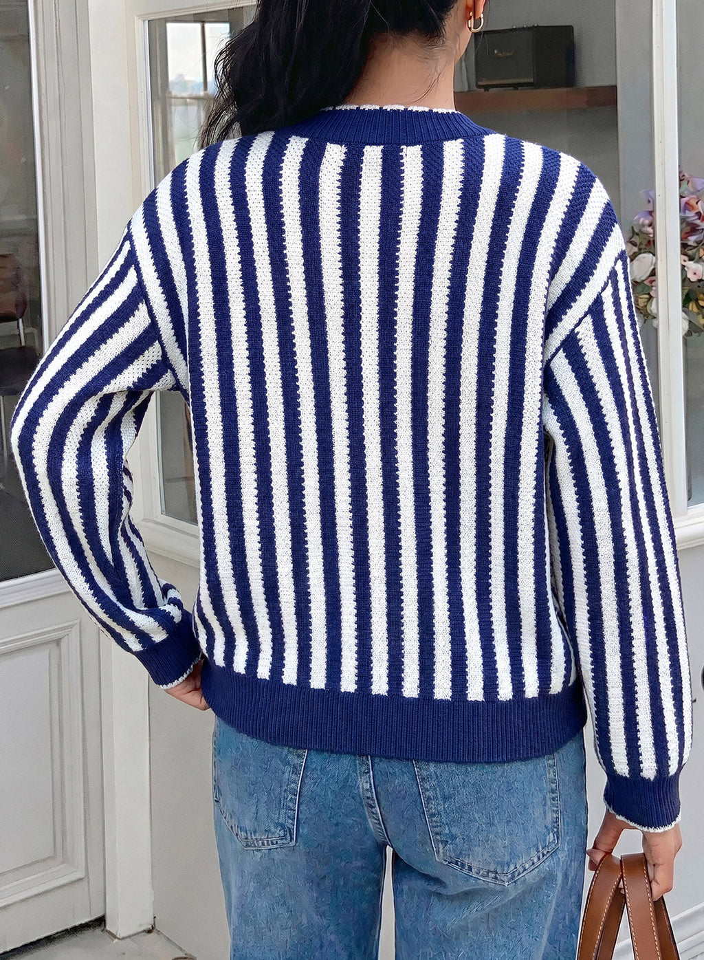 Dokotoo Cardigan Sweaters for Women Fall Striped 2026 Jackets
