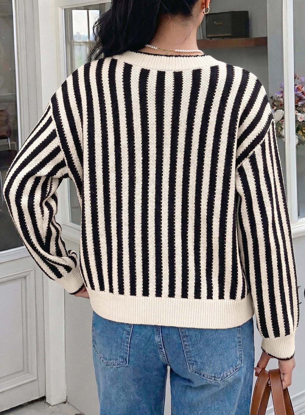 Dokotoo Cardigan Sweaters for Women Fall Striped 2026 Jackets