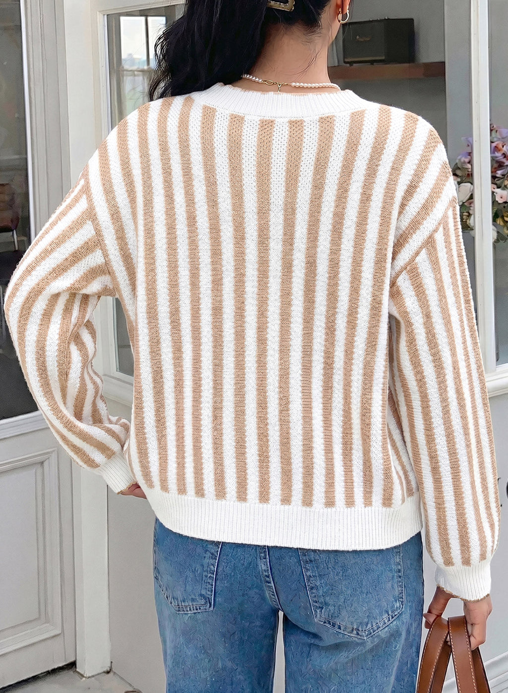 Dokotoo Cardigan Sweaters for Women Fall Striped 2026 Jackets