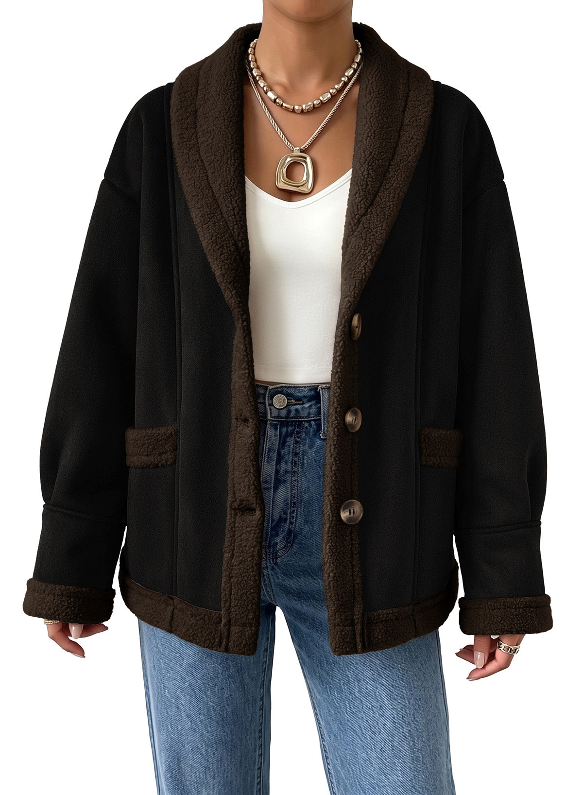 Dokotoo Women's Fleece Jacket 2026 Winter Warm Outwear Coat
