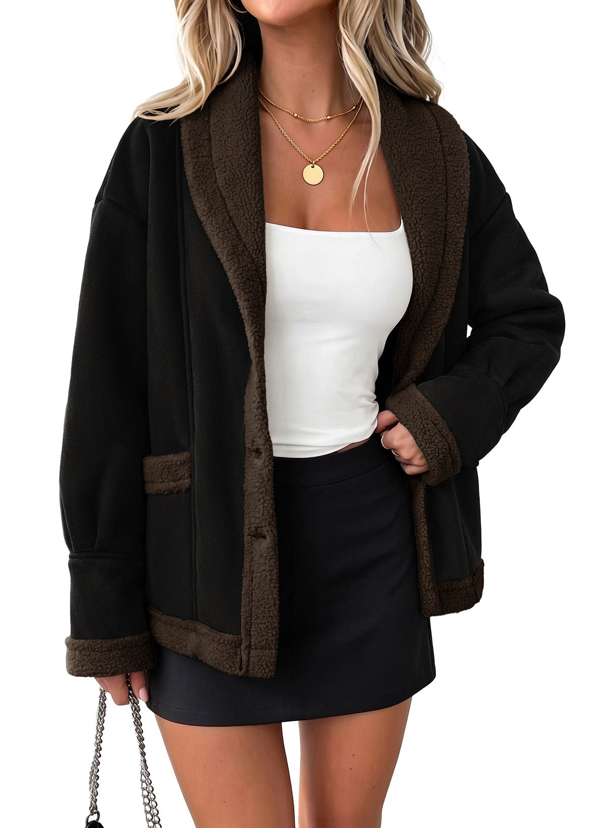 Dokotoo Women's Fleece Jacket 2026 Winter Warm Outwear Coat