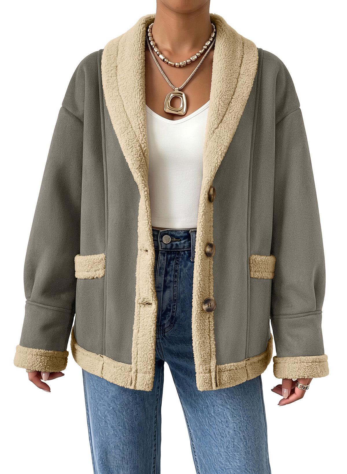 Dokotoo Women's Fleece Jacket 2026 Winter Warm Outwear Coat