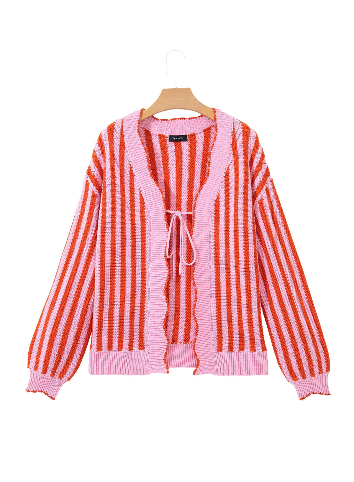 Dokotoo Cardigan Sweaters for Women Fall Striped 2026 Jackets