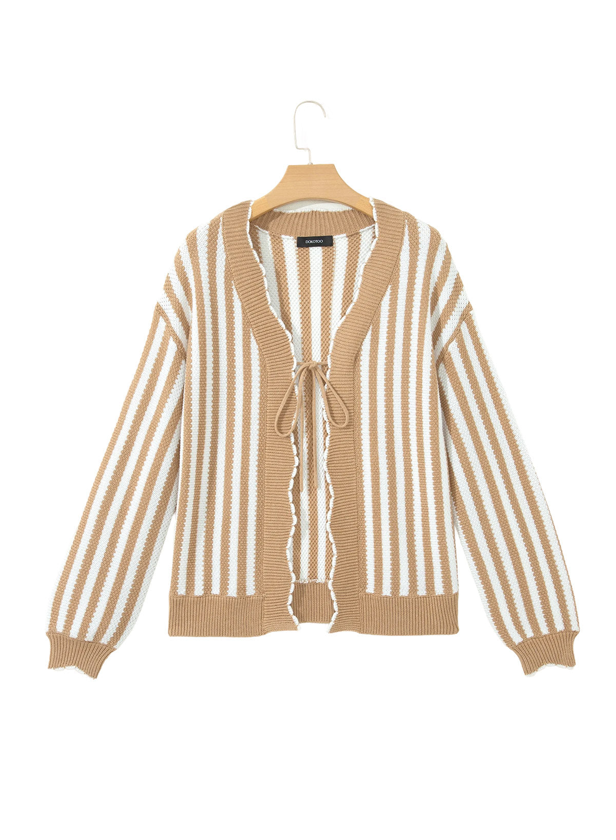 Dokotoo Cardigan Sweaters for Women Fall Striped 2026 Jackets