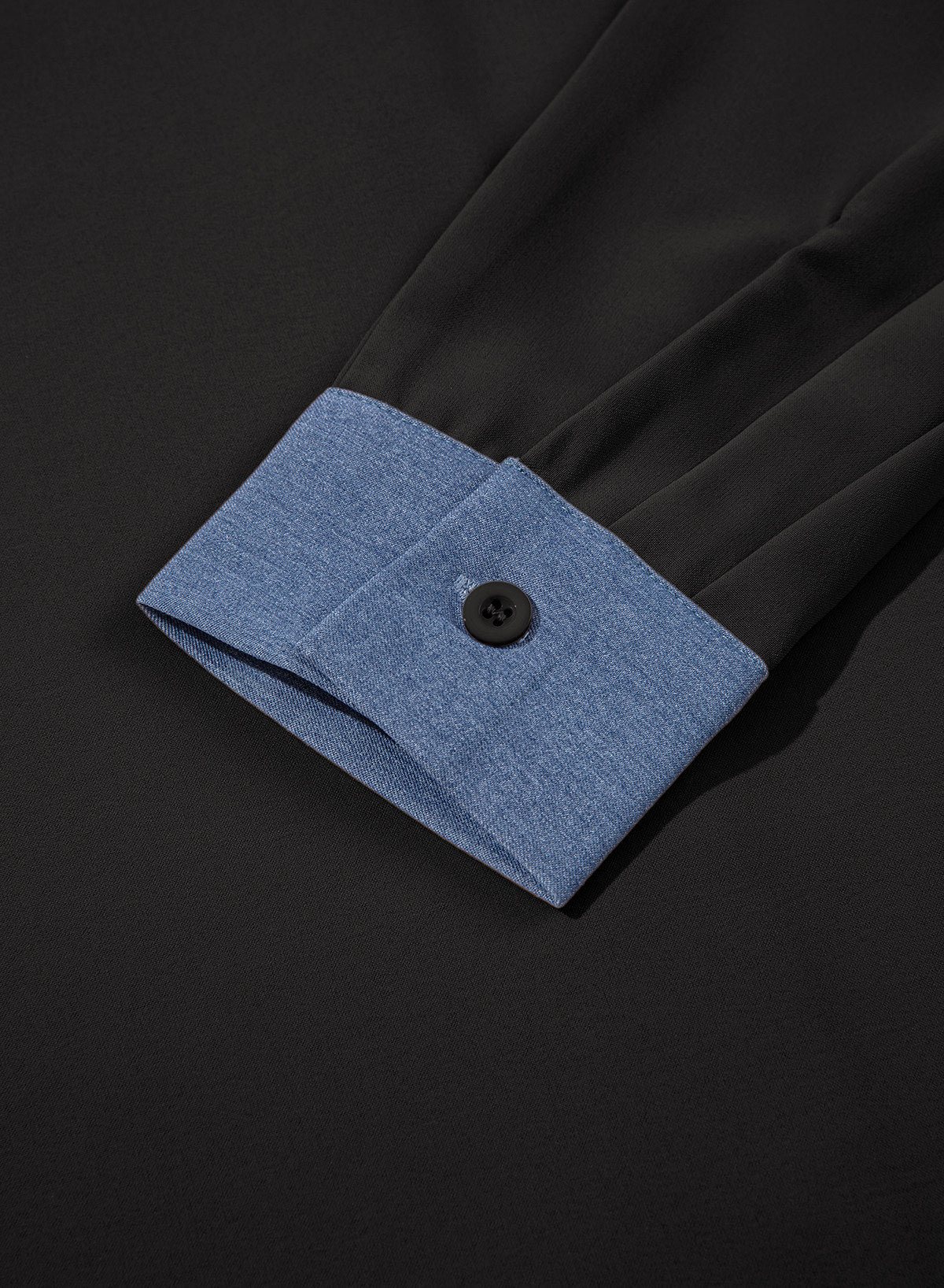 Dokotoo Button Down Shirts for Women Long Sleeve Denim Patchwork Tops