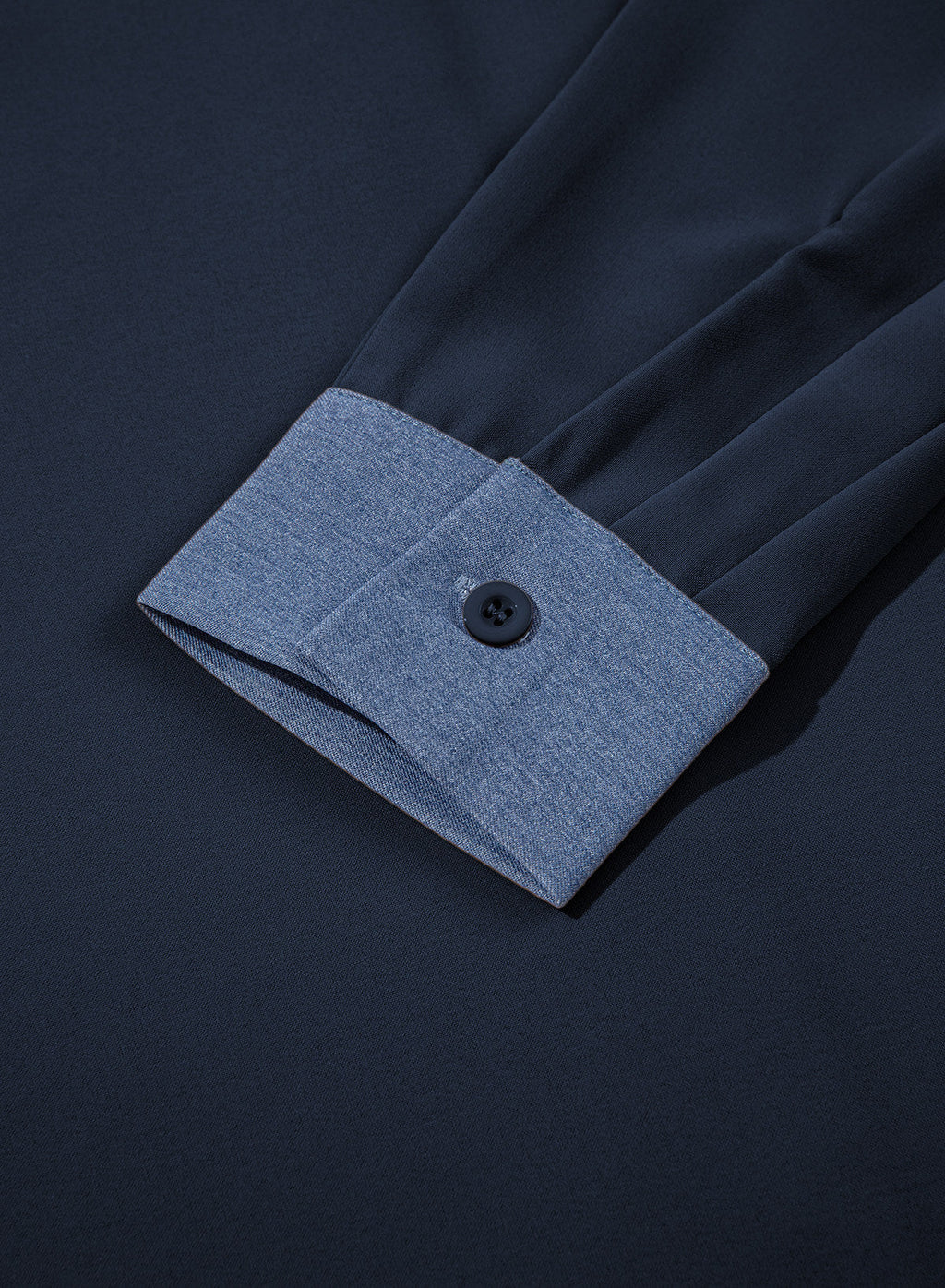 Dokotoo Button Down Shirts for Women Long Sleeve Denim Patchwork Tops