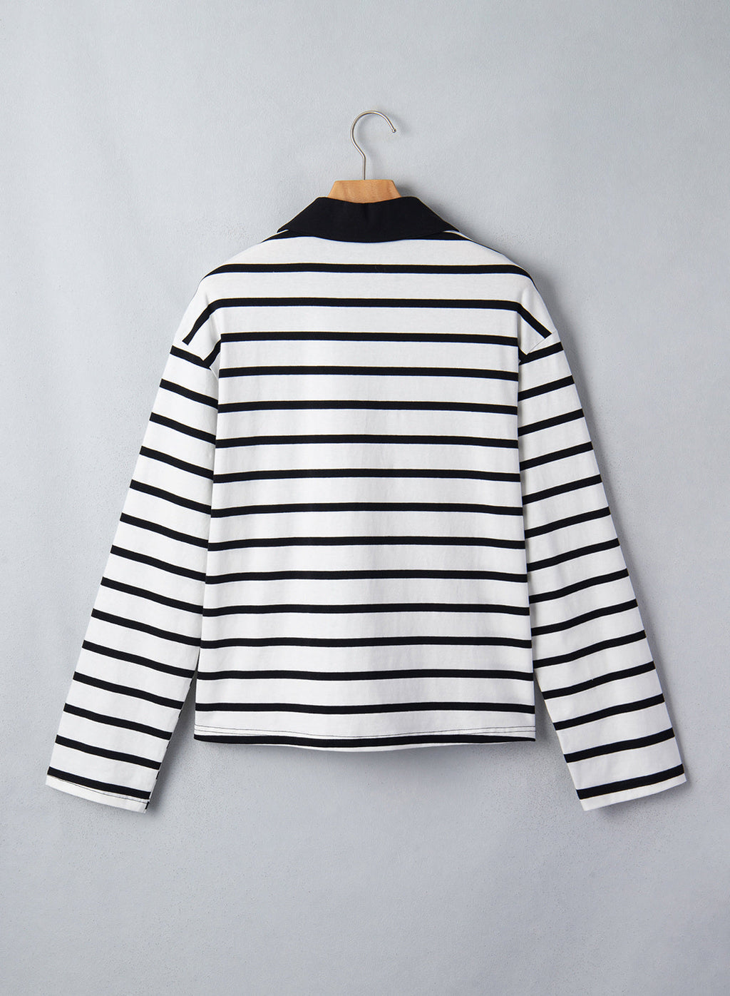 Dokotoo Womens Tops Long Sleeve Striped Color Block Button Down Shirts