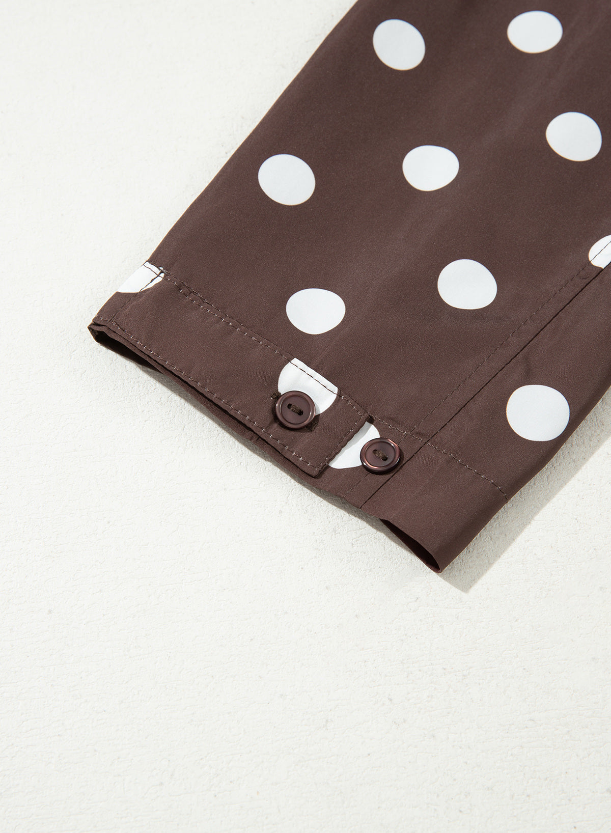 Dokotoo Womens Cropped Jacket Drawstring Zip Up Polka Dot Oversized Coats