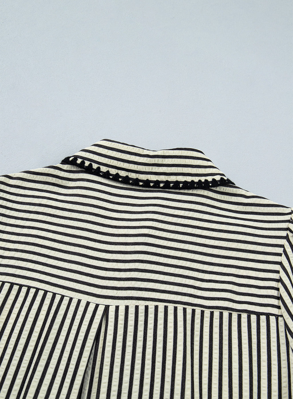 Dokotoo Womens Dresses Striped Button Babydoll Ruffle Hem Mini Dress