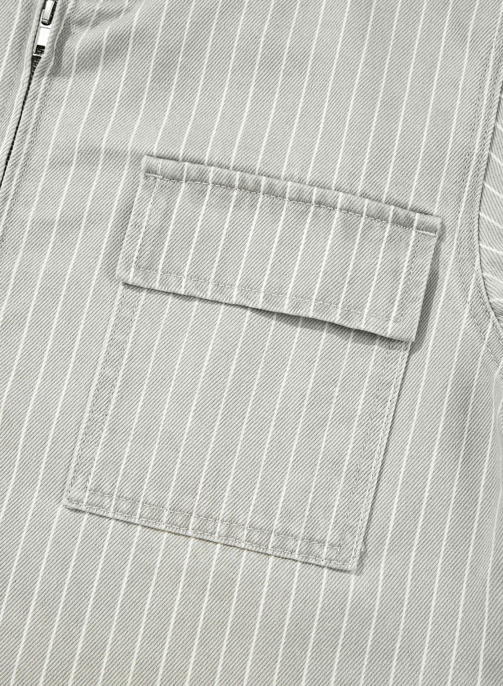 Dokotoo Women's Striped Denim Jacket 2026 Fall Zipper Button Jeans Coats