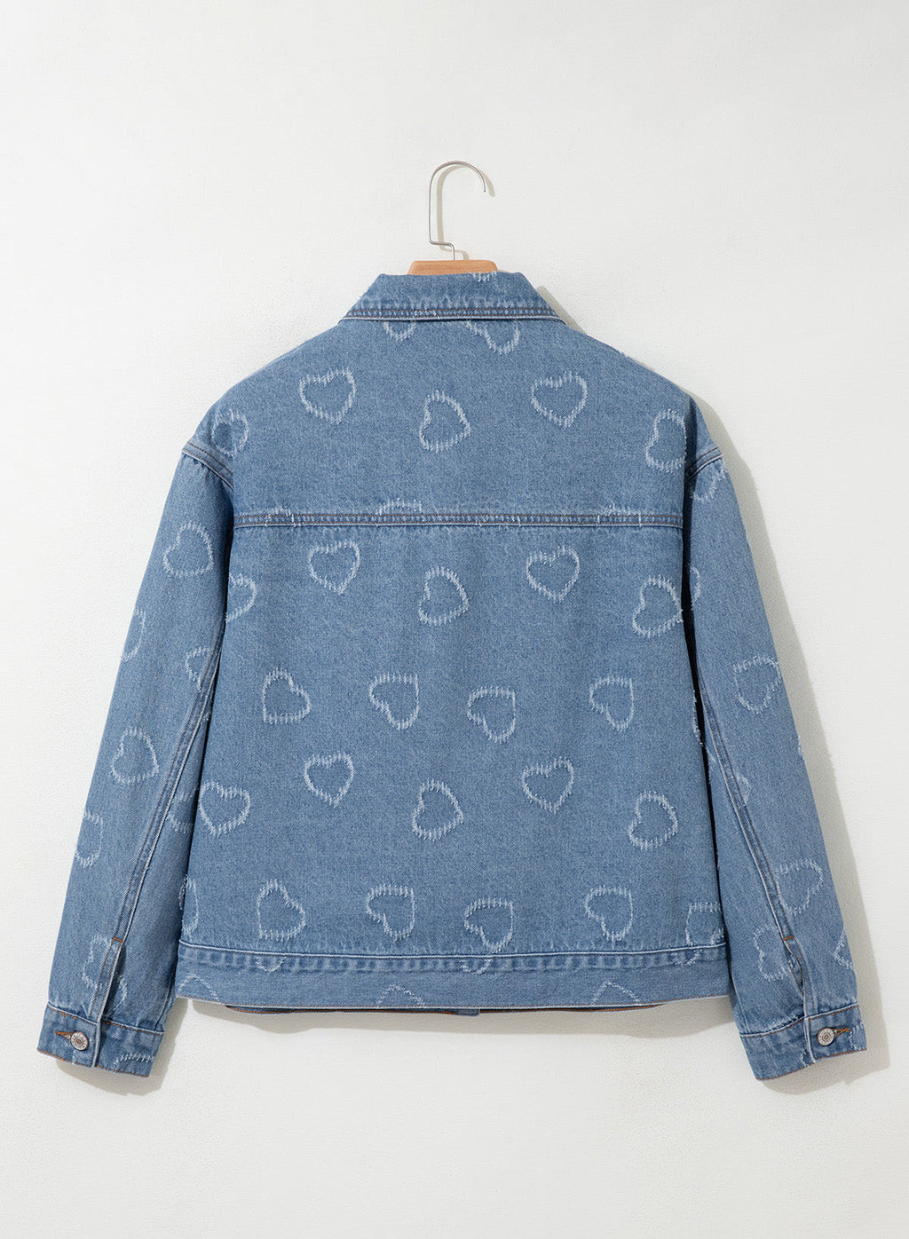 Dokotoo Womens Denim Jacket Oversized Button Down Jean Coats with Pockets