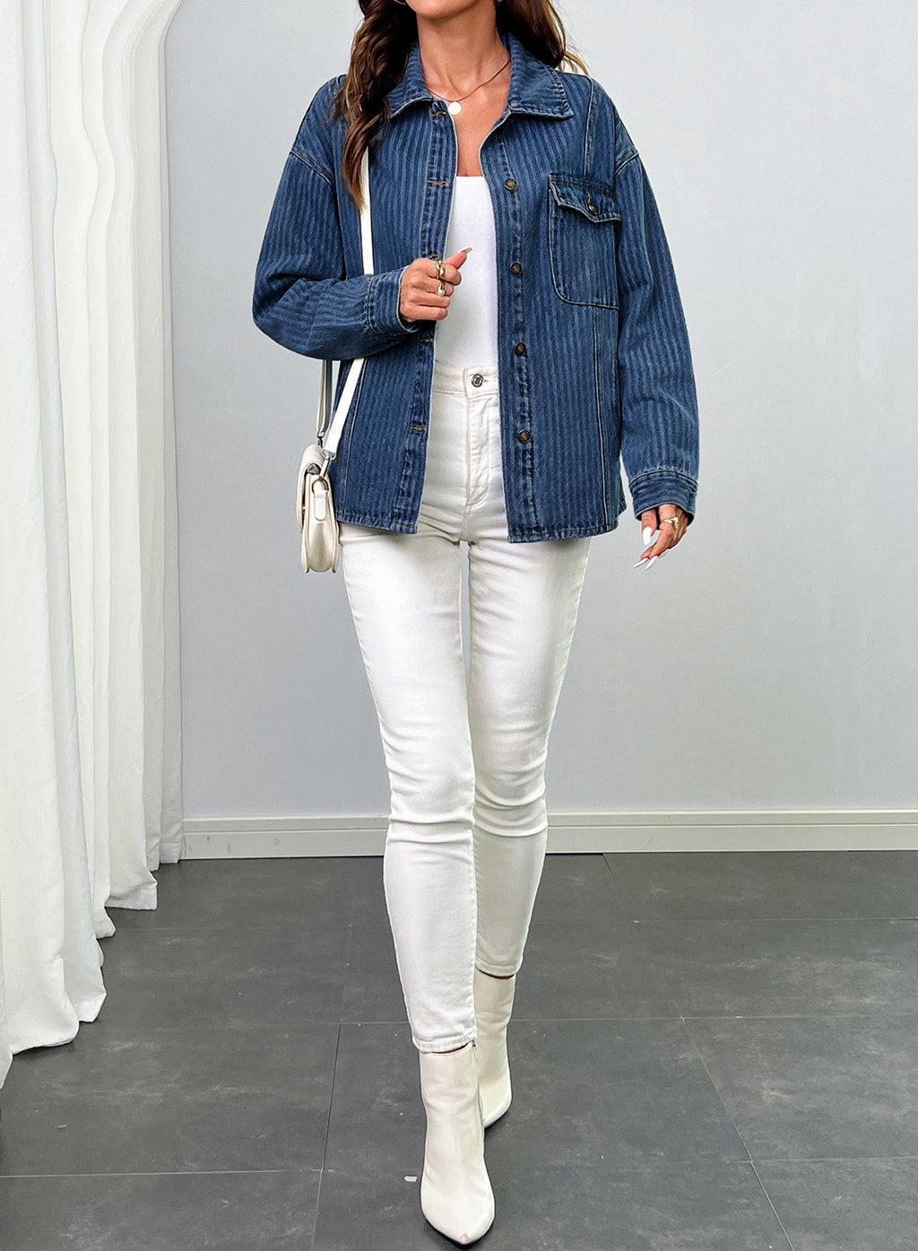 Dokotoo Denim Jackets for Women 2026 Trendy Shacket