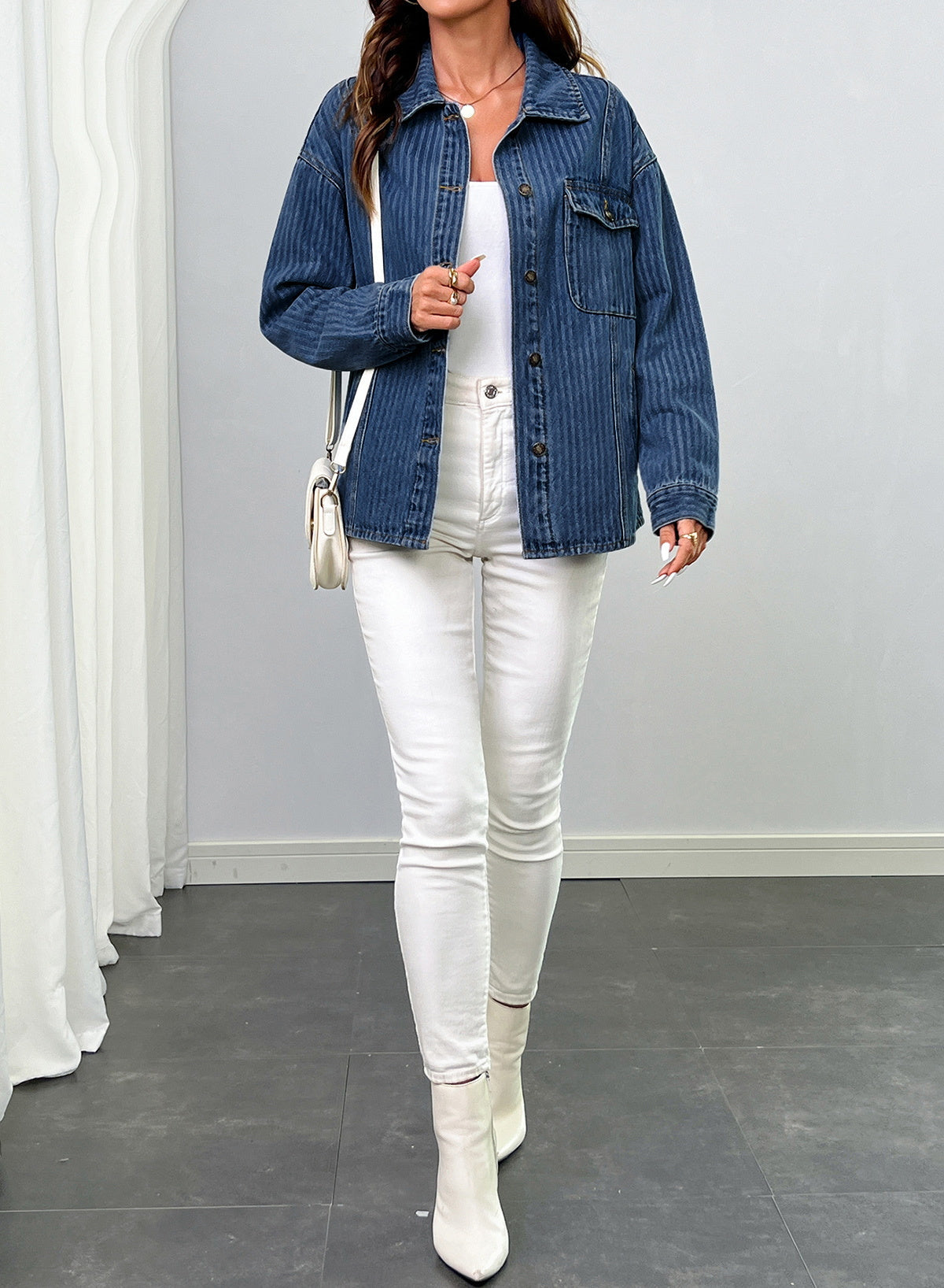 Dokotoo Denim Jackets for Women 2026 Trendy Shacket