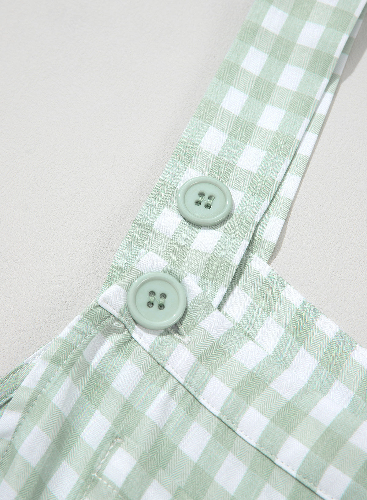 Dokotoo Women's Sleeveless Bib Overall Casual Gingham Jumpsuits