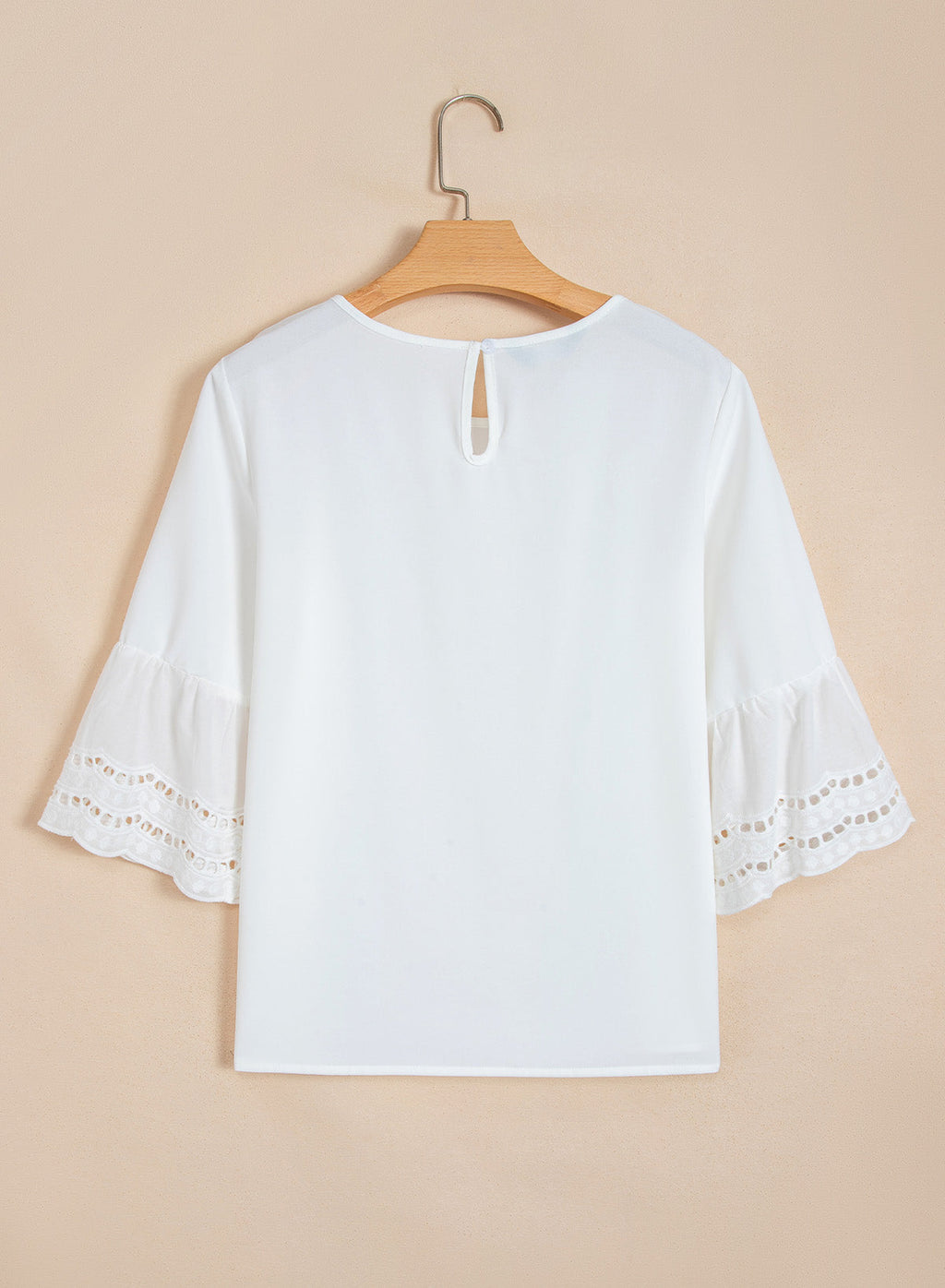 Dokotoo Womens Half Sleeve Hollow Out Ruffle Shirts 2026 Fall Tops Blouses