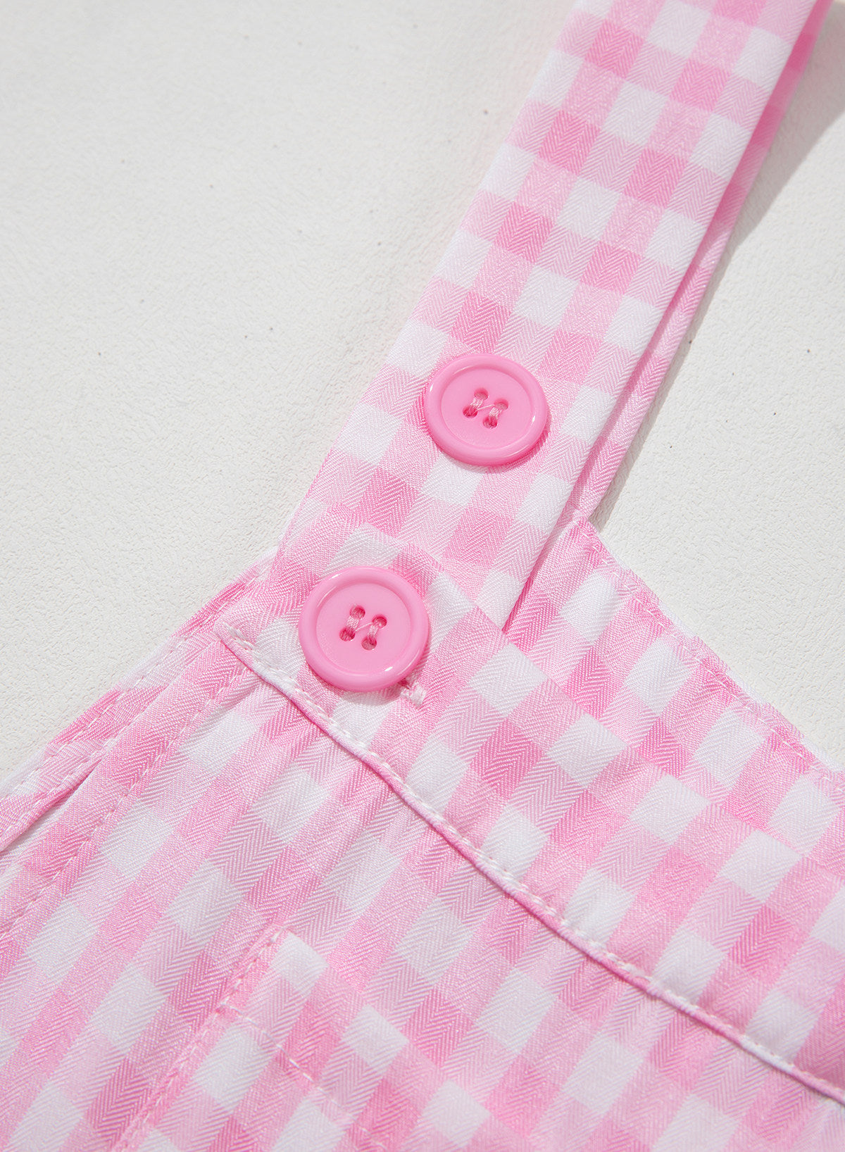 Dokotoo Women's Sleeveless Bib Overall Casual Gingham Jumpsuits