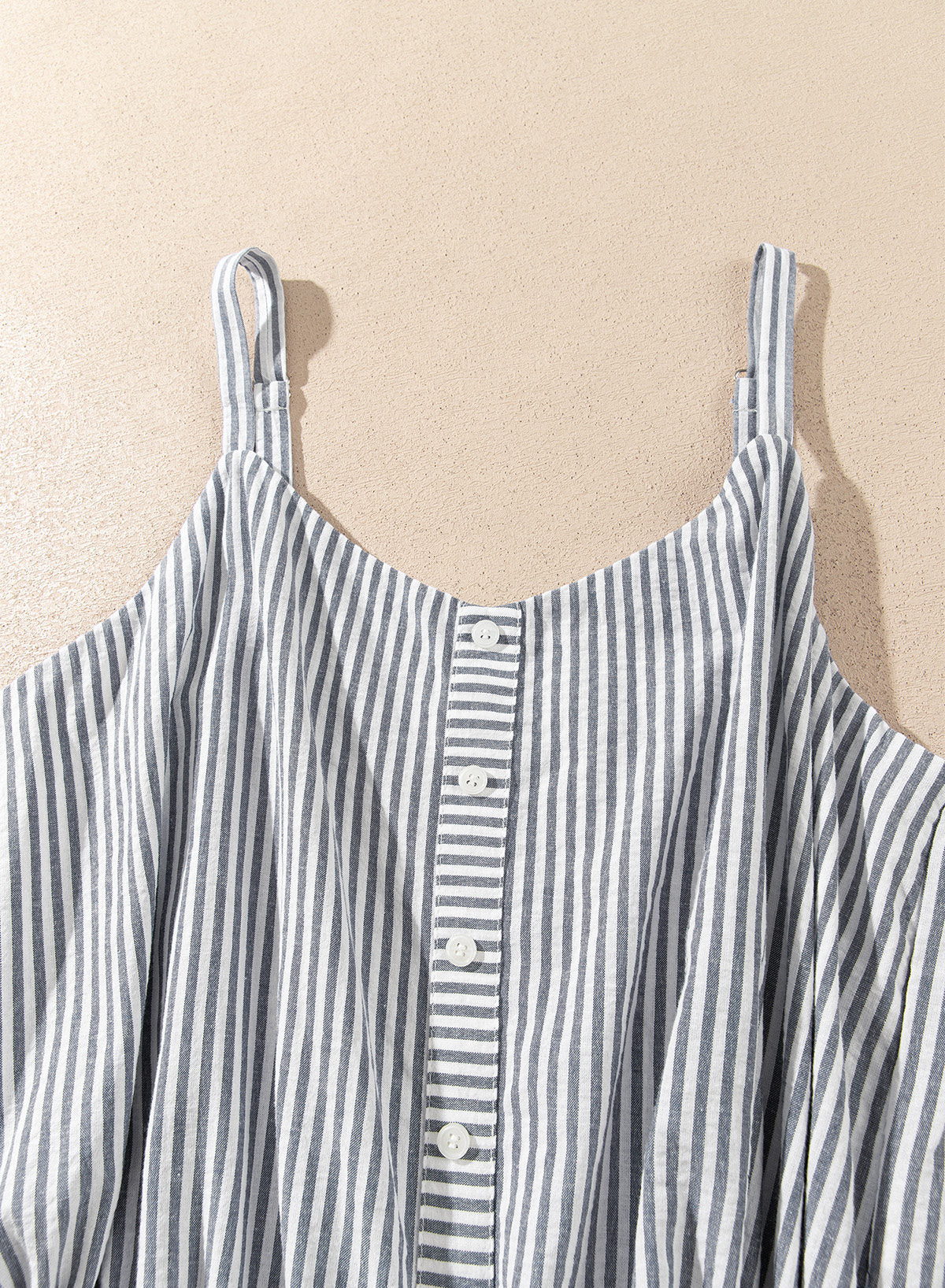 Dokotoo Women's Striped Sleeveless Jumpsuit Summer Rompers