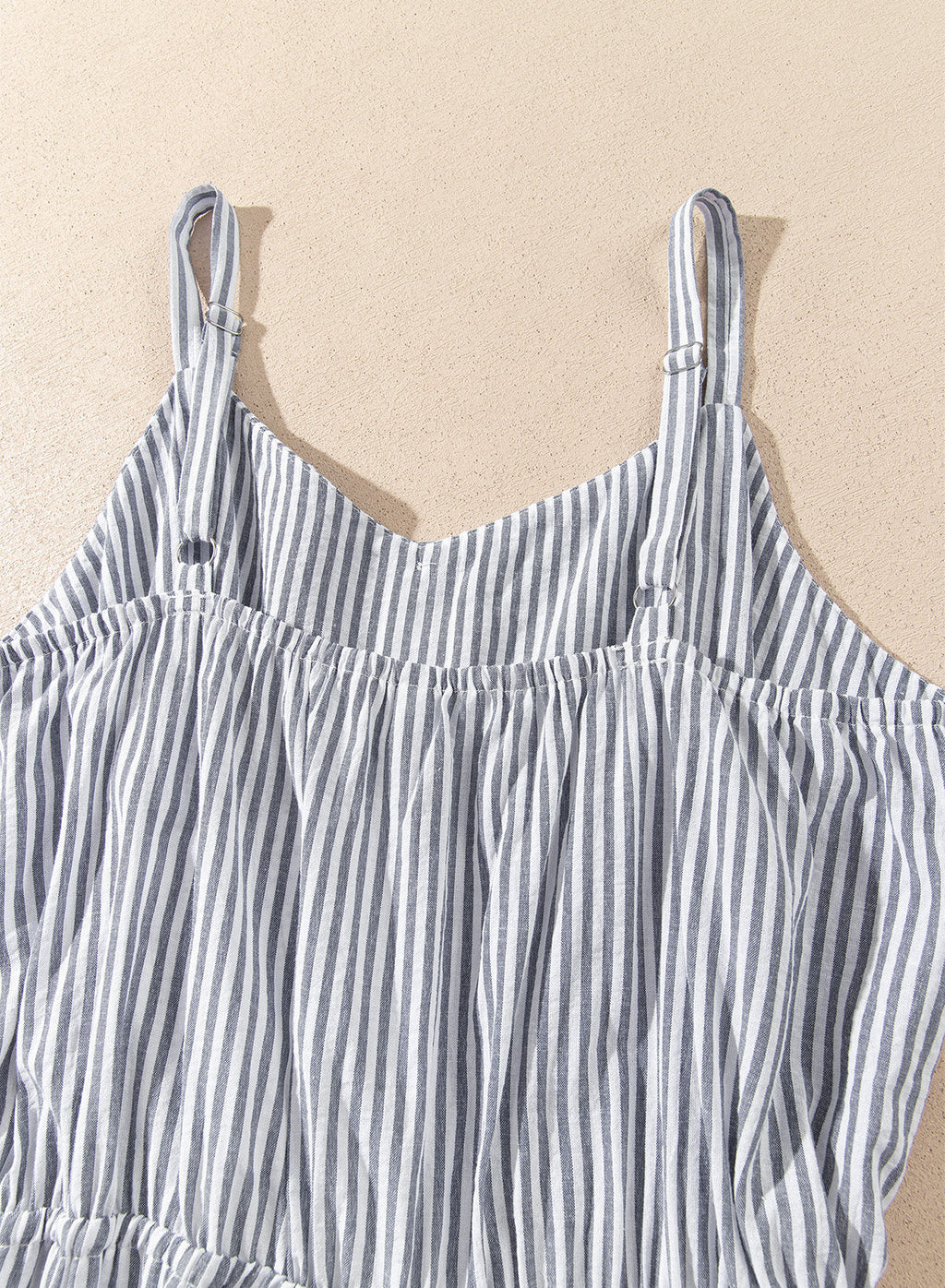 Dokotoo Women's Striped Sleeveless Jumpsuit Summer Rompers