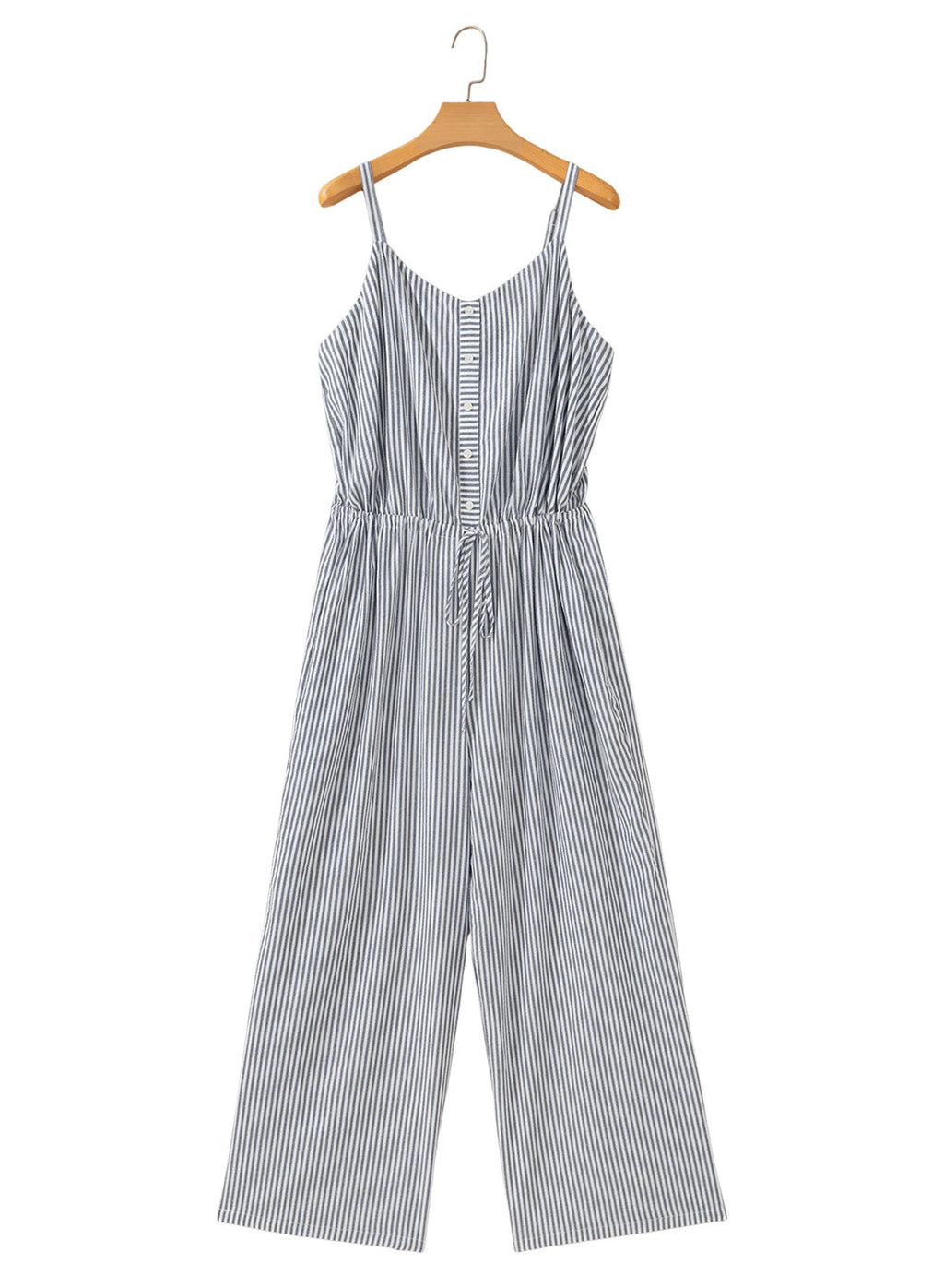 Dokotoo Women's Striped Sleeveless Jumpsuit Summer Rompers
