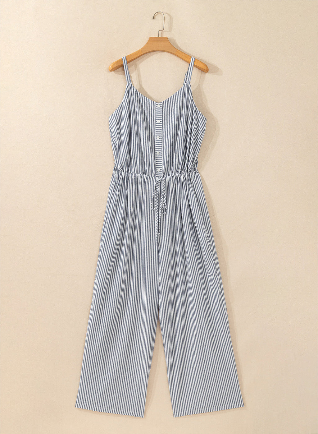 Dokotoo Women's Striped Sleeveless Jumpsuit Summer Rompers